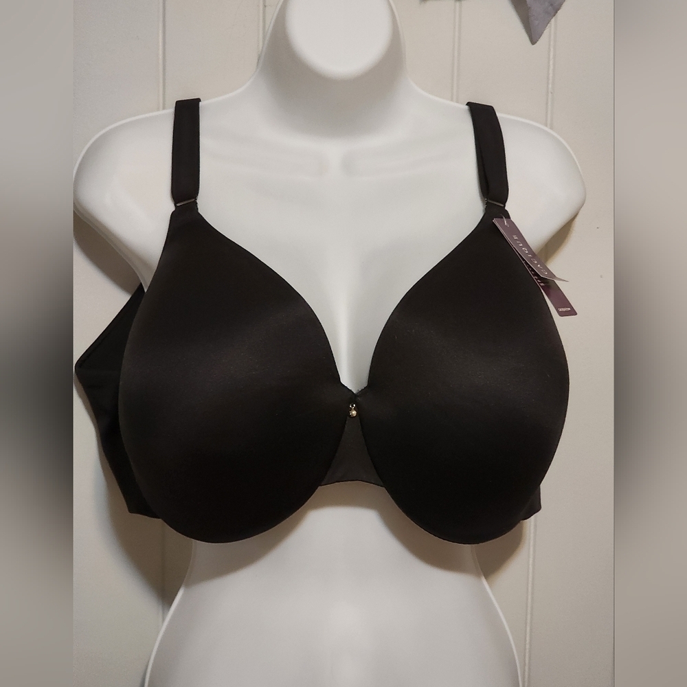 Cacique Black Seamless T-Shirt Bra